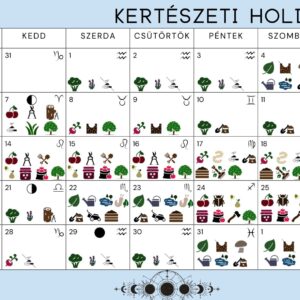 Kertészeti holdnaptár 2025 - Online kiadvány
